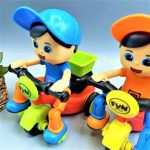 Mini Cartoon Friction Bikes