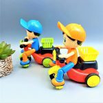 Mini Cartoon Friction Bikes