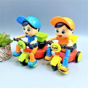 Mini Cartoon Friction Bikes